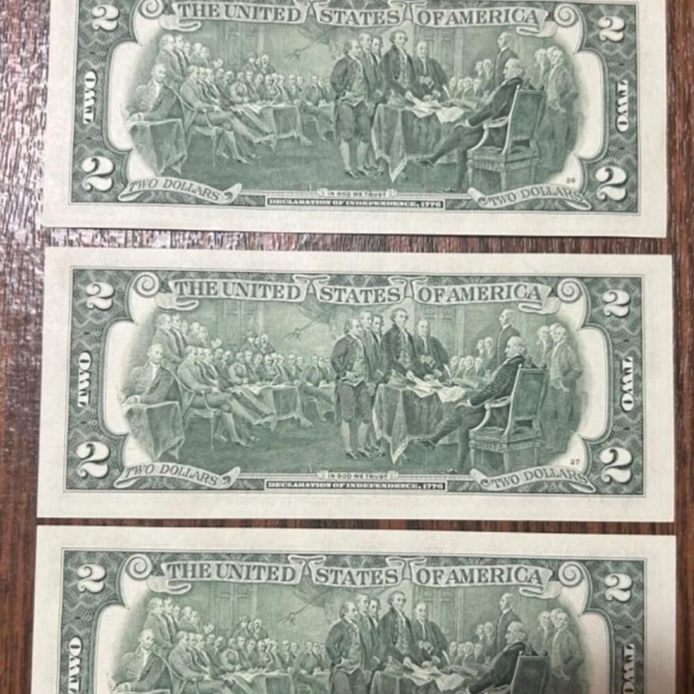 2017A San Francisco $2 Bills Lot of 3...
